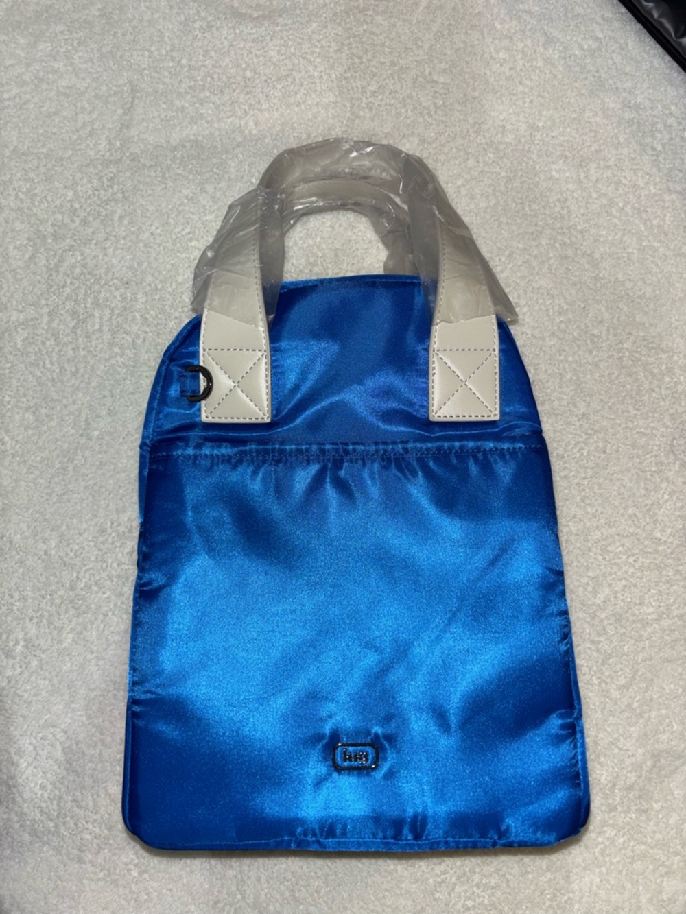 Lug merengue lunch tote azure blue